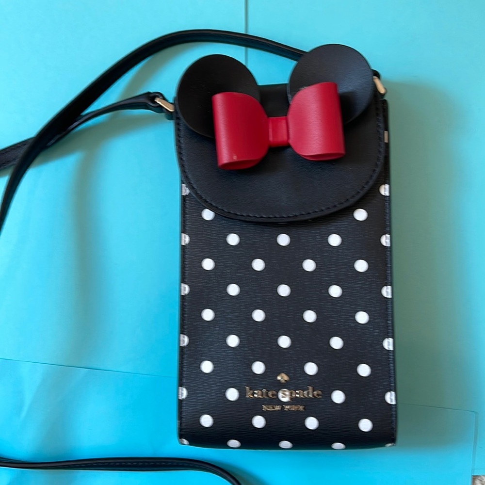 Disney  Kate Spade New York Minnie Mouse  Phone Crossbody Case with Flap